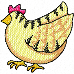 Chickens And Roosters Embroidery Design 3 Chickens And Roosters Embroidery Design 3